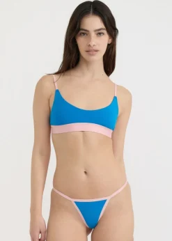 String en coton biologique | bleu 
