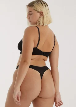 String en coton bio | noir 