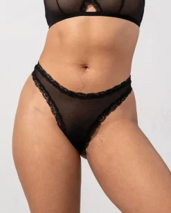 String en matière recyclée | noir 