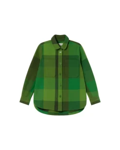 Surchemise en coton bio | vert 