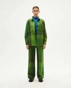 Surchemise en coton bio | vert 