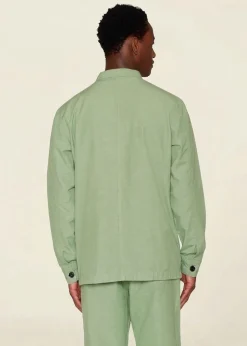 Surchemise en coton bio | vert 