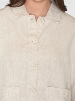 Surchemise en lin bio | beige 