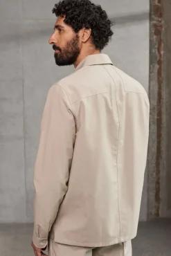 Surchemise en tencel et coton bio | taupe 