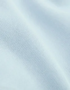 Sweat à capuche en coton bio | bleu "polar blue"