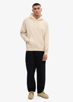 Sweat à capuche en coton bio | écru "ivory white"