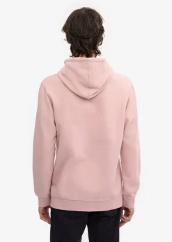 Sweat à capuche en coton bio | rose "faded pink"