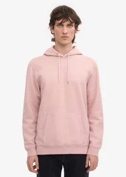 Sweat à capuche en coton bio | rose 