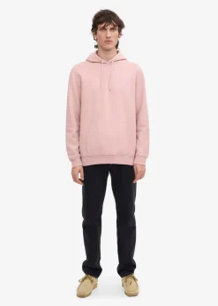 Sweat à capuche en coton bio | rose 