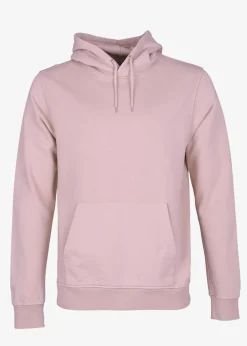Sweat à capuche en coton bio | rose 