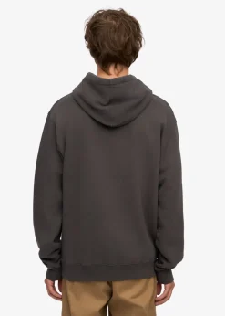 Sweat à capuche mixte en coton bio | gris 