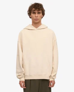 Sweat à capuche oversize en coton bio | écru 