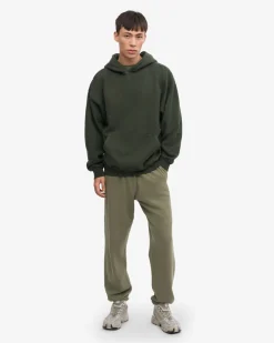 Sweat à capuche oversize en coton bio | vert 