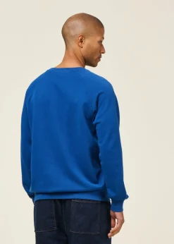 Sweat en coton bio | bleu "cobalt to the sea"