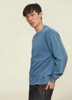 Sweat en coton bio | bleu 