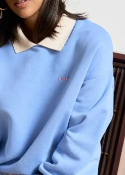 Sweat en coton bio | bleu "geri"