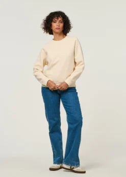 Sweat en coton bio | écru