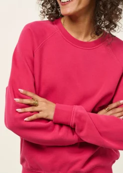 Sweat en coton bio | fuchsia