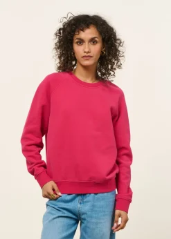Sweat en coton bio | fuchsia