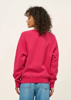 Sweat en coton bio | fuchsia