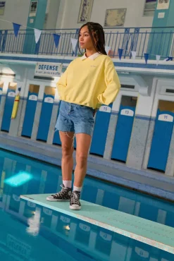 Sweat en coton bio | jaune