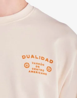 Sweat en coton biologique | "sweat duality ivoire - ivory"