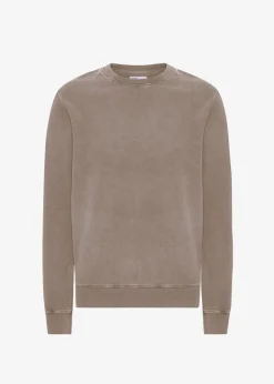 Sweat en coton bio | marron "faded khaki"