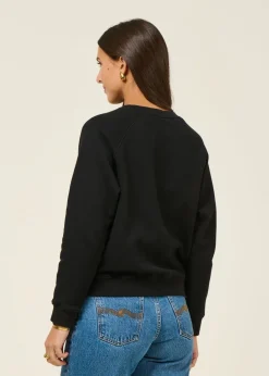 Sweat en coton bio | noir