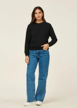Sweat en coton bio | noir