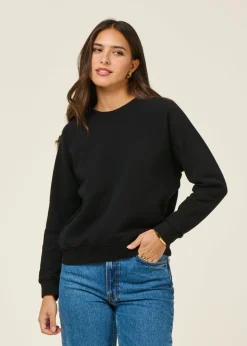 Sweat en coton bio | noir