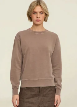Sweat en coton bio | taupe 