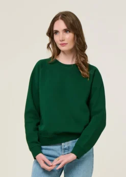 Sweat en coton bio | vert forêt