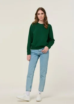 Sweat en coton bio | vert forêt