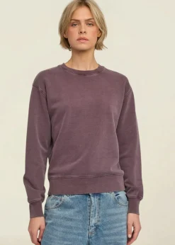 Sweat en coton bio | violet 