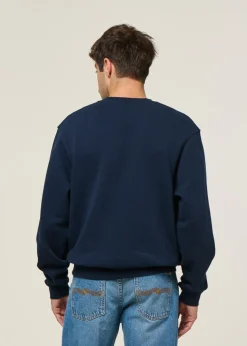 Sweat oversize en coton bio | bleu marine