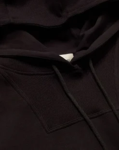 Sweat oversize en coton bio et matière recyclée | noir