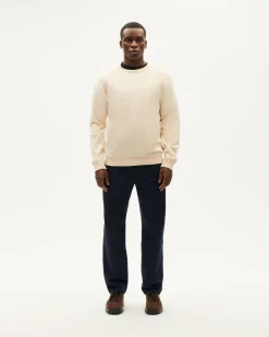 Sweatshirt en coton bio | écru 