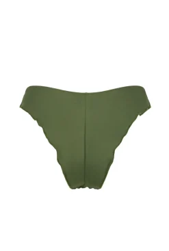 Tanga de bain en matières recyclées | khaki 