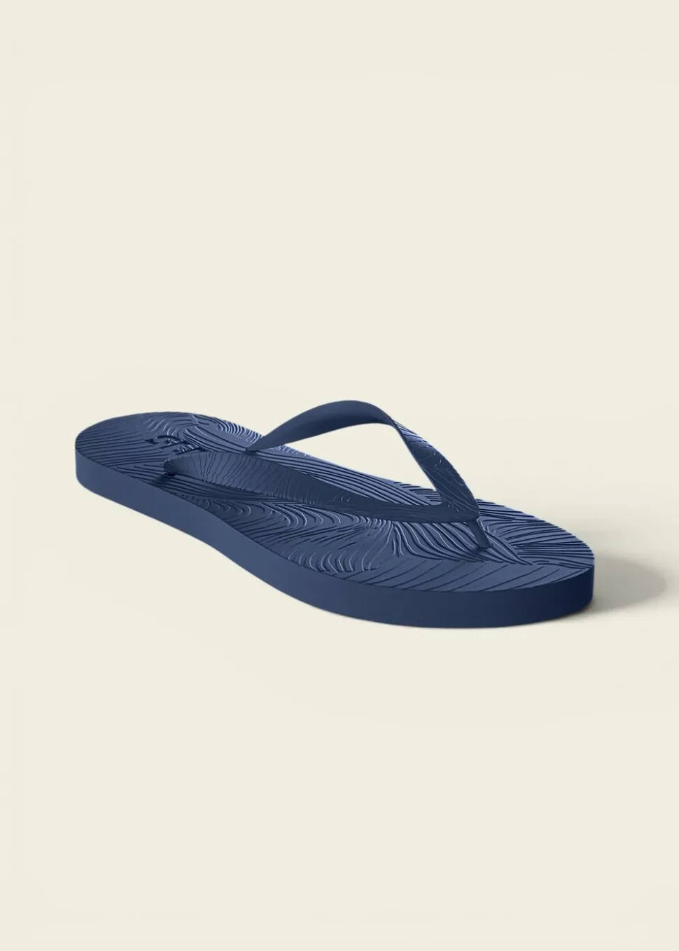 Tongs en caoutchouc naturel | bleu "mens regular navy"