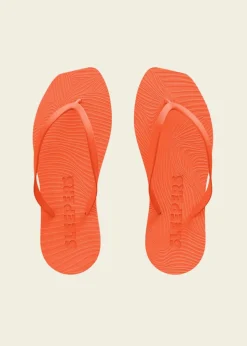 Tongs en caoutchouc naturel | orange "tapered orange"