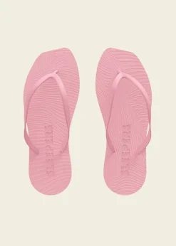 Tongs en caoutchouc naturel | rose "tapered pink sorbet "