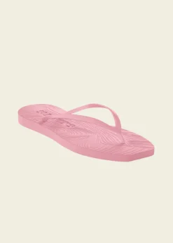 Tongs en caoutchouc naturel | rose "tapered pink sorbet "
