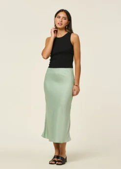 Top bi-matière en coton bio et mesh recyclé | noir 
