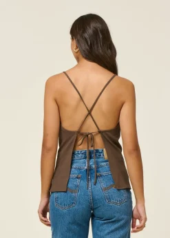 Top dos nu en ecovero | marron