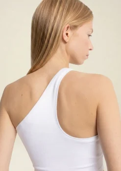 Top en coton bio | blanc 