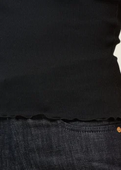 Top en coton bio | noir "tigris - black"