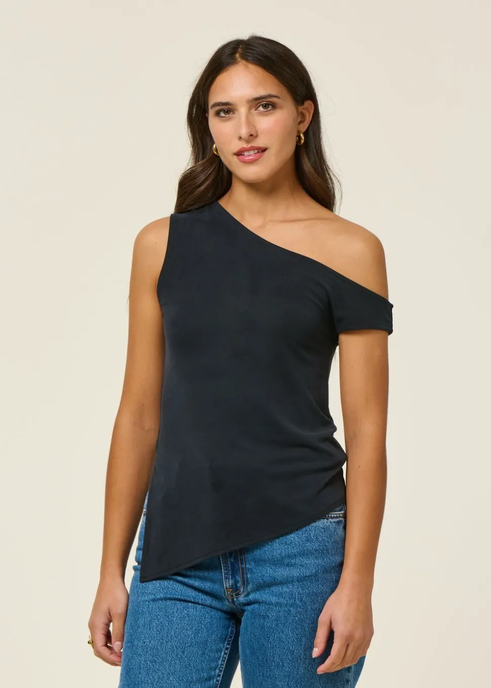 Top en modal | noir "black zohar top