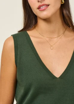 Top maille en coton bio | 