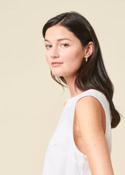 Top maya blanc en coton bio