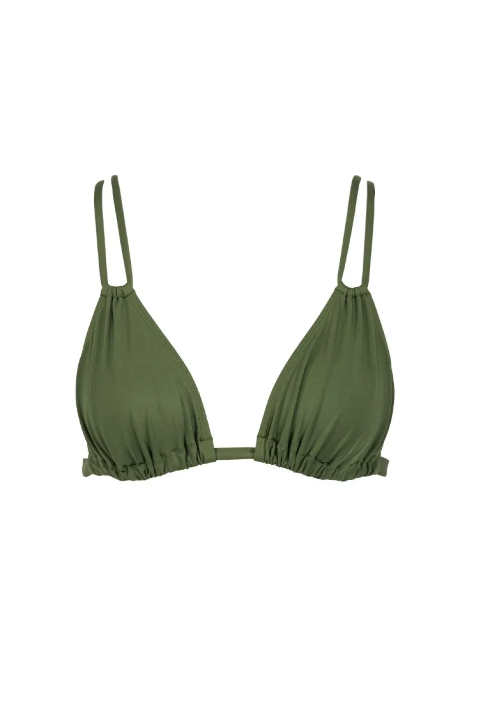 Triangle de bain en matières recyclées | khaki "franny"